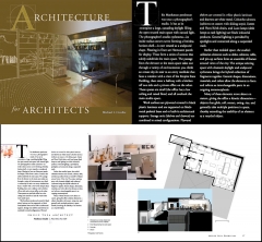 Architecture for Architects Book (2006) pg 86; 160  5th Avenue Penthouse Studio