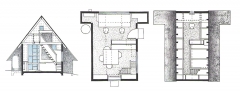 Croton Studio Plans & Section